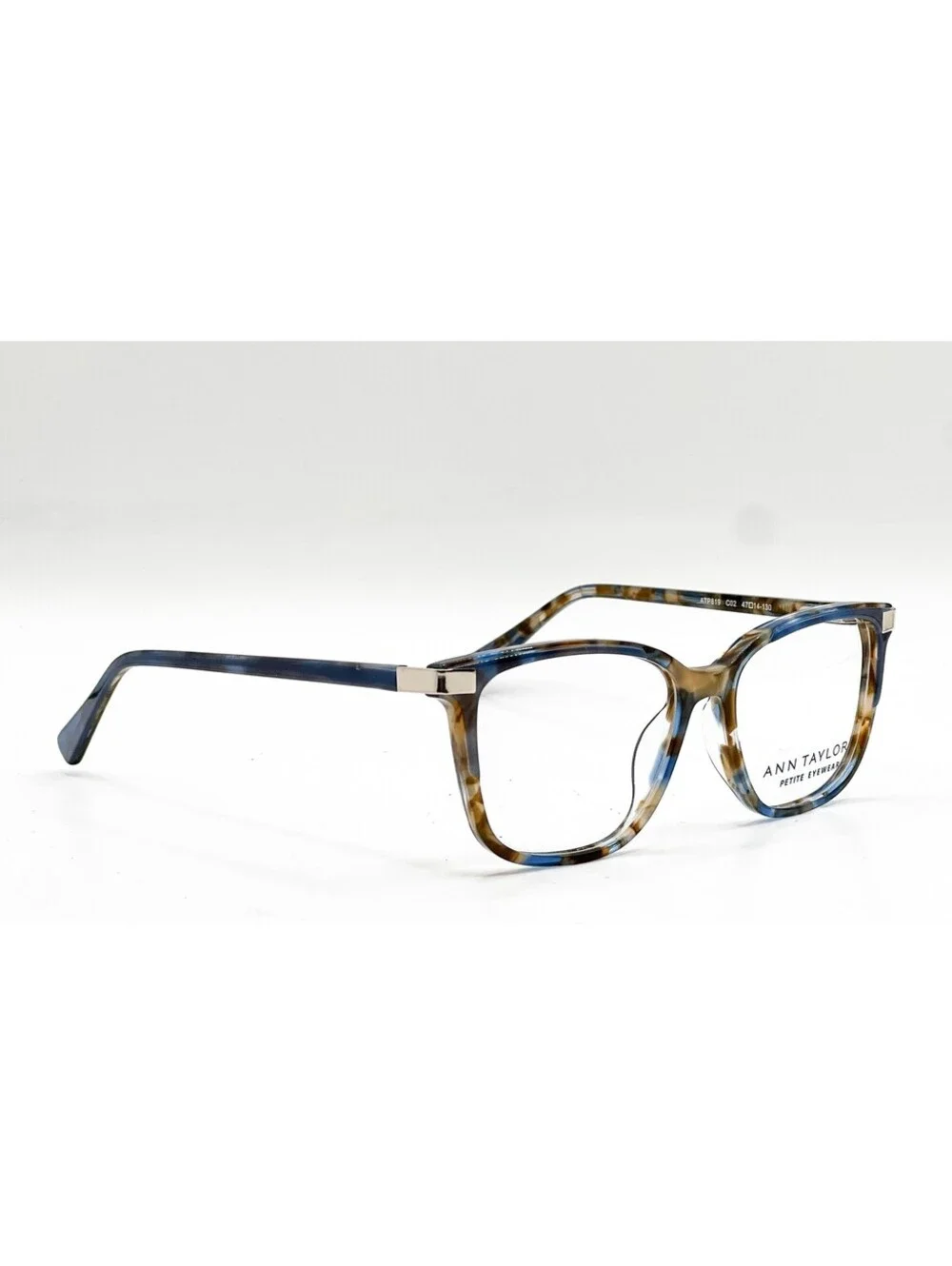 Ann Taylor Atp819 C02 Chambray Blue Authentic Eyeglasses 47-14-130
